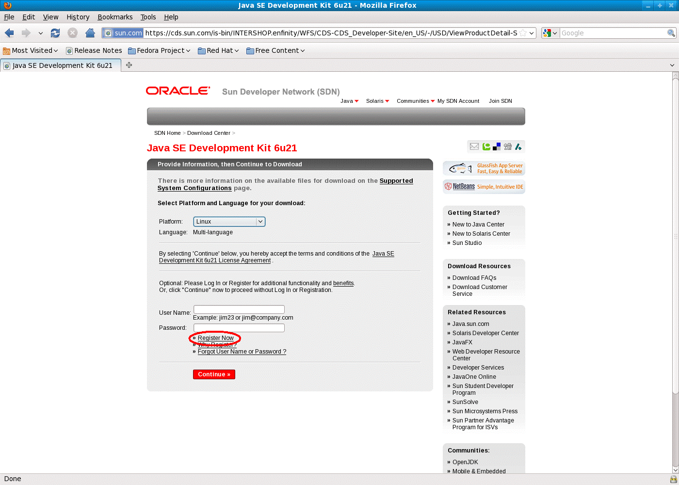 3 - Screenshot-Java SE Development Kit 6u21 - Mozilla Firefox